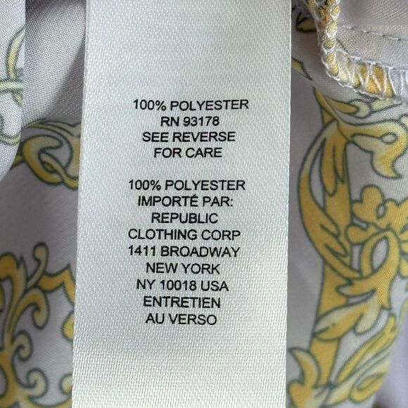INDUSTRY Chain Print Button Down Blouse size small - Picture 10 of 10